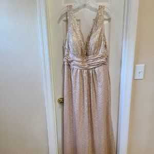 Christina Wu Pink Bridesmaid Dress Size 22